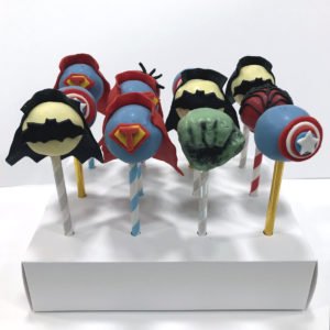 Superhero Cake Pops