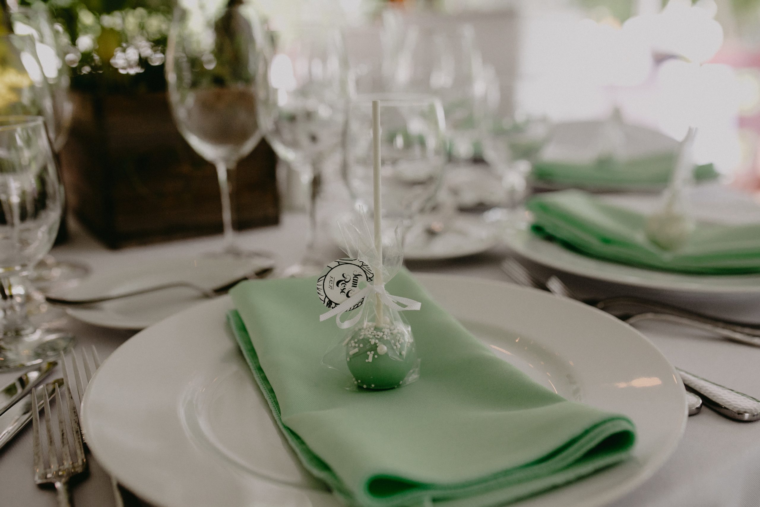 Cake Pop Wedding Favors