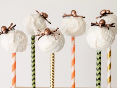 Spooky Halloween Spider Cake Pops