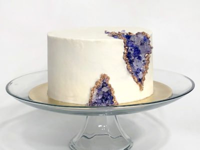 Purple Geode Cake