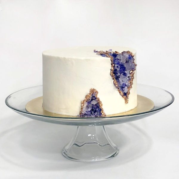 Purple Geode Cake