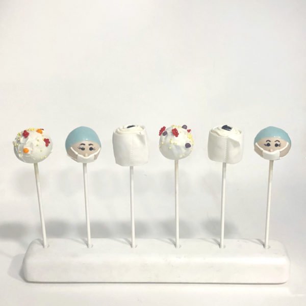 Coronavirus COVID Cake Pops