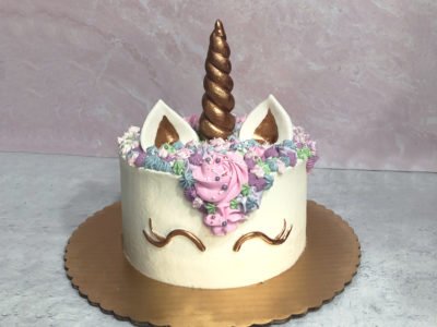 Unicorn Buttercream Birthday Cake