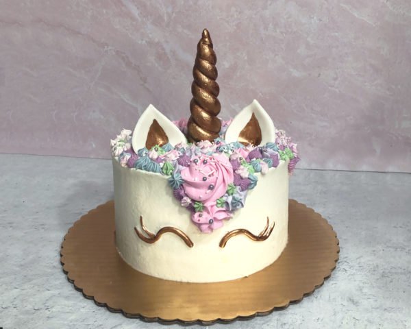 Unicorn Buttercream Birthday Cake