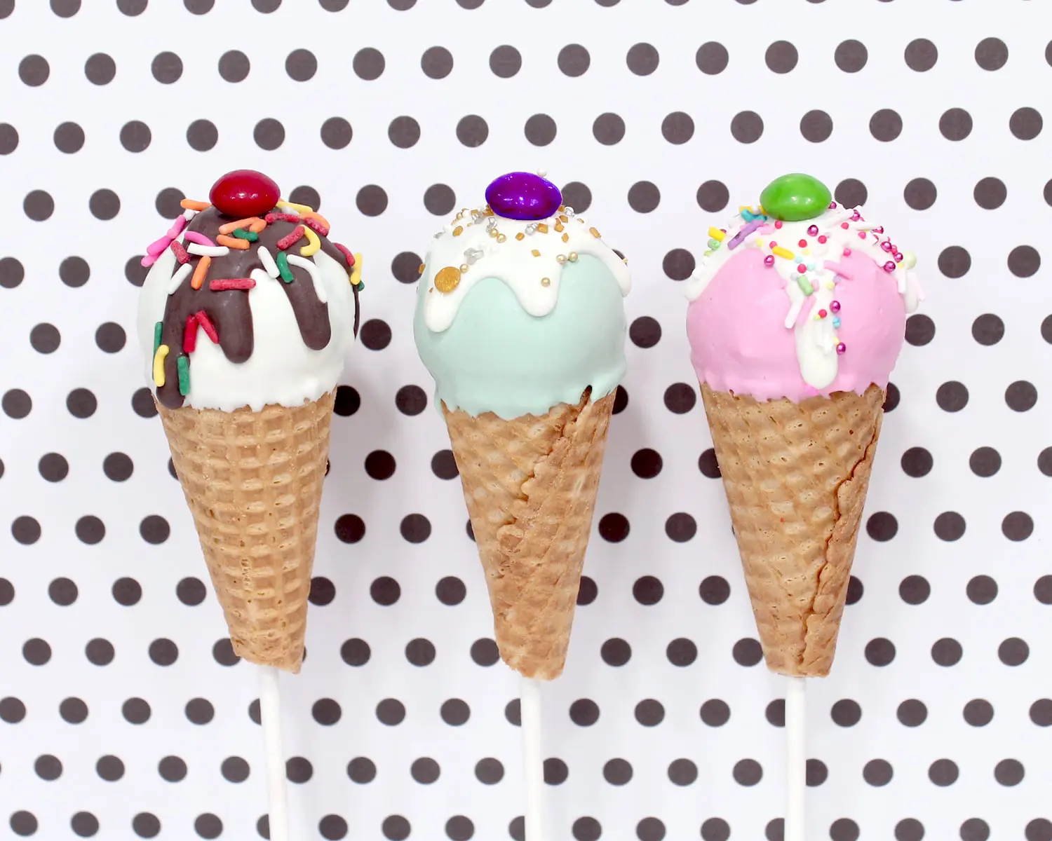 Celebrating National Ice Cream Month With Ice Cream Cake Pops! - 12 Oaks  Desserts