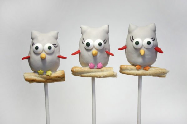 Woodland Creature Owl Cake Pops too cute