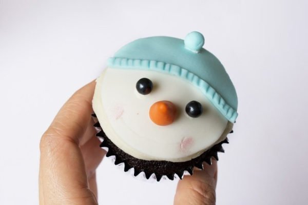 Snowmen Cupcakes