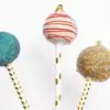 Christmas Holiday Ornament Cake Pops