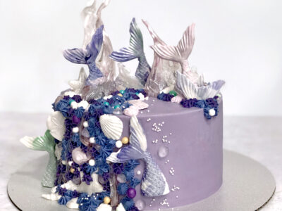 Purple Mermaid Cake